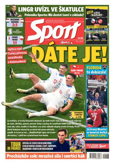 E-magazín Sport - 26.6.2024 - CZECH NEWS CENTER a. s.