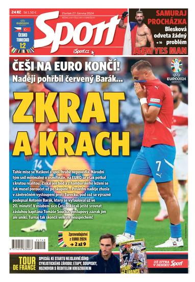 E-magazín Sport - 27.6.2024 - CZECH NEWS CENTER a. s.