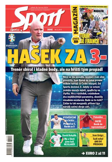 E-magazín Sport - 28.6.2024 - CZECH NEWS CENTER a. s.