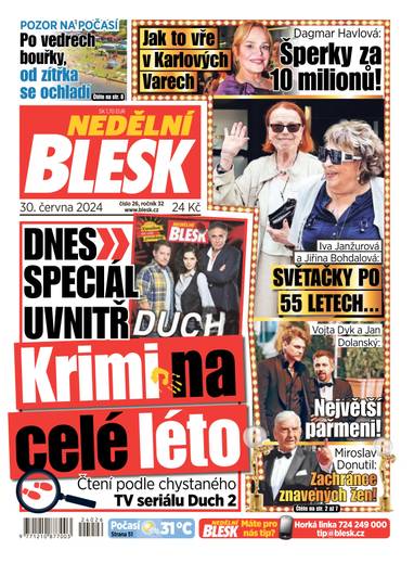 E-magazín NEDĚLNÍ BLESK - 26/2024 - CZECH NEWS CENTER a. s.