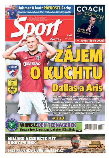 E-magazín Sport - 2.7.2024 - CZECH NEWS CENTER a. s.