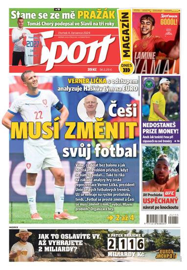 E-magazín Sport - 4.7.2024 - CZECH NEWS CENTER a. s.