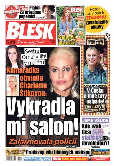 E-magazín BLESK - 8.7.2024 - CZECH NEWS CENTER a. s.