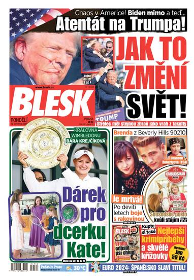 E-magazín BLESK - 15.7.2024 - CZECH NEWS CENTER a. s.