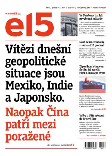 E-magazín e15 - 15.7.2024 - CZECH NEWS CENTER a. s.