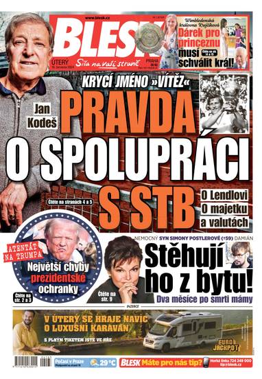 E-magazín BLESK - 16.7.2024 - CZECH NEWS CENTER a. s.