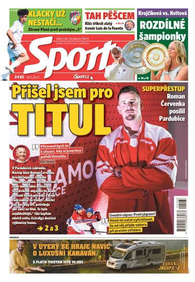 E-magazín Sport - 16.7.2024 - CZECH NEWS CENTER a. s.