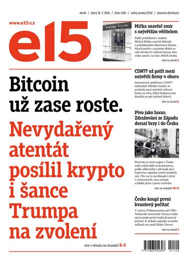 E-magazín e15 - 16.7.2024 - CZECH NEWS CENTER a. s.