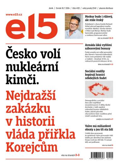 E-magazín e15 - 18.7.2024 - CZECH NEWS CENTER a. s.