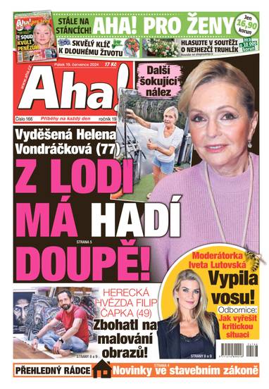 E-magazín Aha! - 19.7.2024 - CZECH NEWS CENTER a. s.