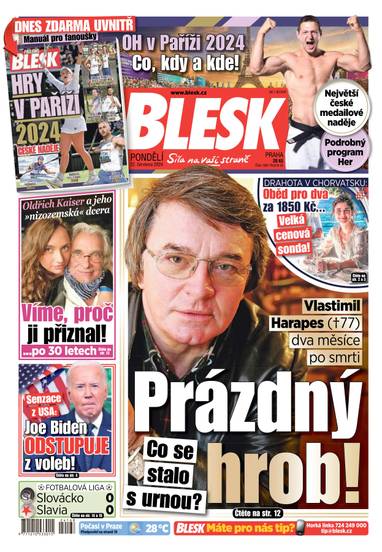 E-magazín BLESK - 22.7.2024 - CZECH NEWS CENTER a. s.