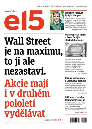 E-magazín e15 - 22.7.2024 - CZECH NEWS CENTER a. s.