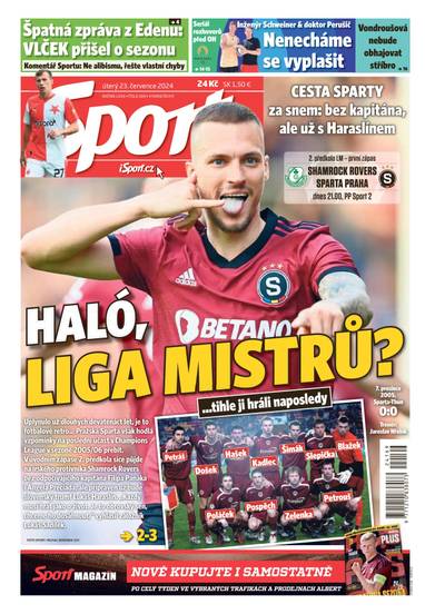 E-magazín Sport - 23.7.2024 - CZECH NEWS CENTER a. s.