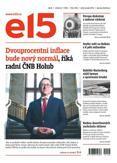 E-magazín e15 - 24.7.2024 - CZECH NEWS CENTER a. s.