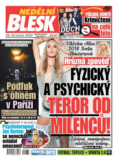 E-magazín NEDĚLNÍ BLESK - 30/2024 - CZECH NEWS CENTER a. s.