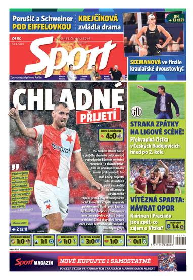 E-magazín Sport - 29.7.2024 - CZECH NEWS CENTER a. s.