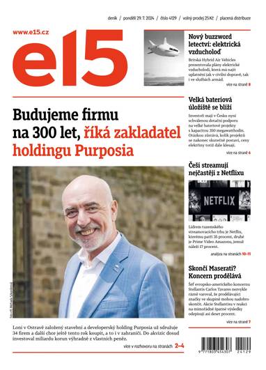 E-magazín e15 - 29.7.2024 - CZECH NEWS CENTER a. s.