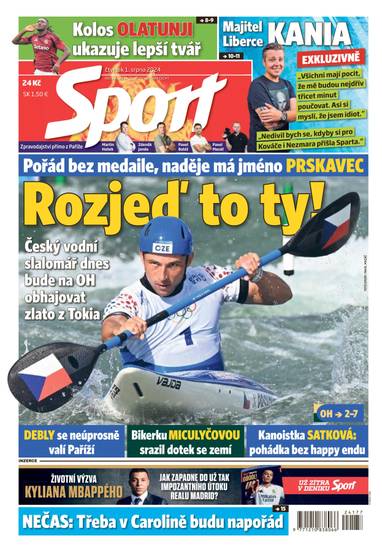 E-magazín Sport - 1.8.2024 - CZECH NEWS CENTER a. s.