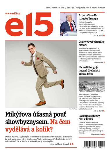 E-magazín e15 - 1.8.2024 - CZECH NEWS CENTER a. s.