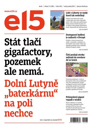 E-magazín e15 - 7.8.2024 - CZECH NEWS CENTER a. s.