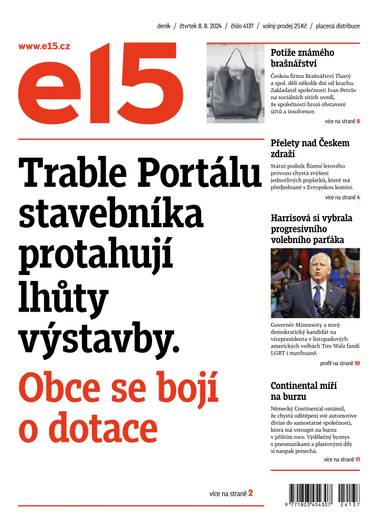 E-magazín e15 - 8.8.2024 - CZECH NEWS CENTER a. s.