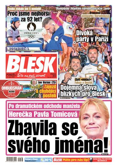 E-magazín BLESK - 12.8.2024 - CZECH NEWS CENTER a. s.