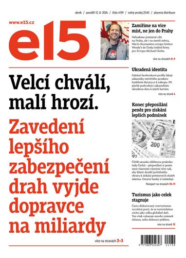 E-magazín e15 - 12.8.2024 - CZECH NEWS CENTER a. s.