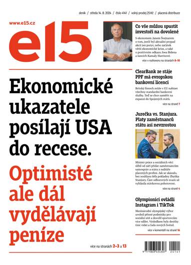 E-magazín e15 - 14.8.2024 - CZECH NEWS CENTER a. s.