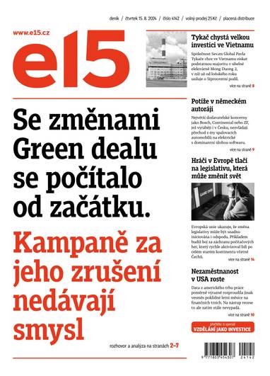 E-magazín e15 - 15.8.2024 - CZECH NEWS CENTER a. s.