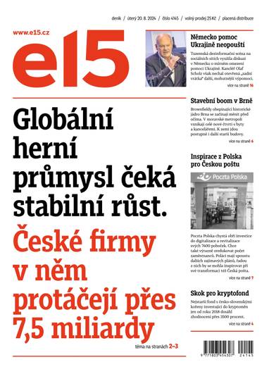 E-magazín e15 - 20.8.2024 - CZECH NEWS CENTER a. s.