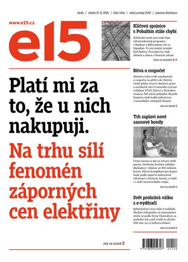 E-magazín e15 - 21.8.2024 - CZECH NEWS CENTER a. s.