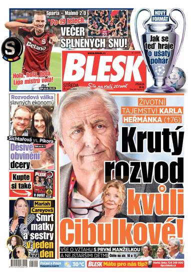 E-magazín BLESK - 28.8.2024 - CZECH NEWS CENTER a. s.