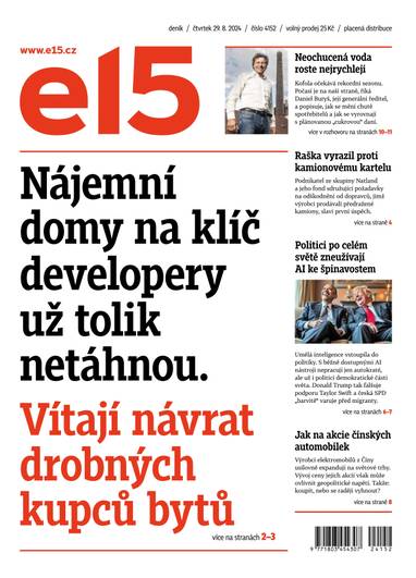 E-magazín e15 - 29.8.2024 - CZECH NEWS CENTER a. s.