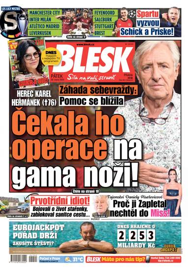 E-magazín BLESK - 30.8.2024 - CZECH NEWS CENTER a. s.