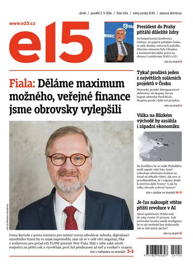 E-magazín e15 - 2.9.2024 - CZECH NEWS CENTER a. s.