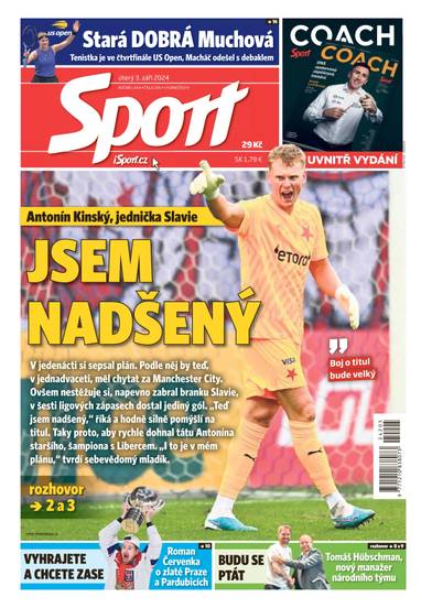 E-magazín Sport - 3.9.2024 - CZECH NEWS CENTER a. s.