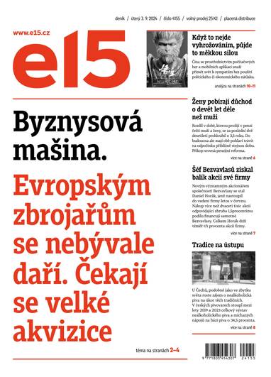 E-magazín e15 - 3.9.2024 - CZECH NEWS CENTER a. s.