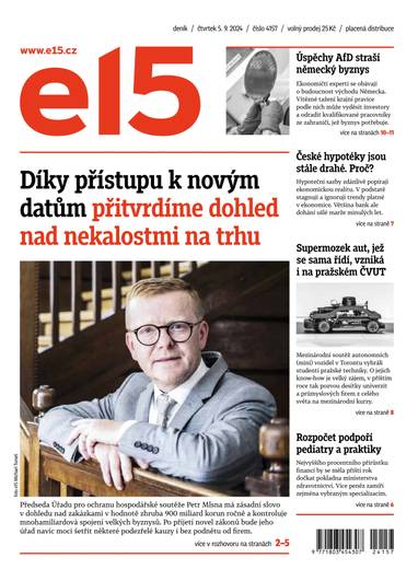 E-magazín e15 - 5.9.2024 - CZECH NEWS CENTER a. s.