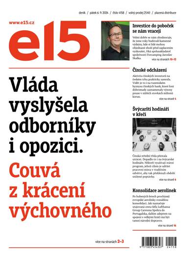 E-magazín e15 - 6.9.2024 - CZECH NEWS CENTER a. s.