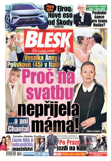 E-magazín BLESK - 10.9.2024 - CZECH NEWS CENTER a. s.