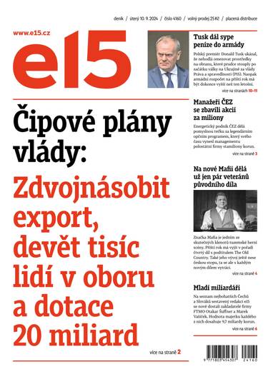 E-magazín e15 - 10.9.2024 - CZECH NEWS CENTER a. s.