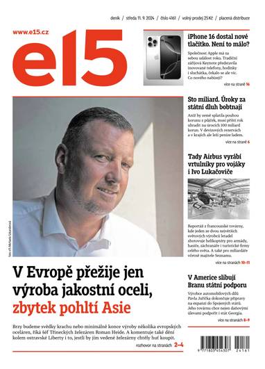 E-magazín e15 - 11.9.2024 - CZECH NEWS CENTER a. s.