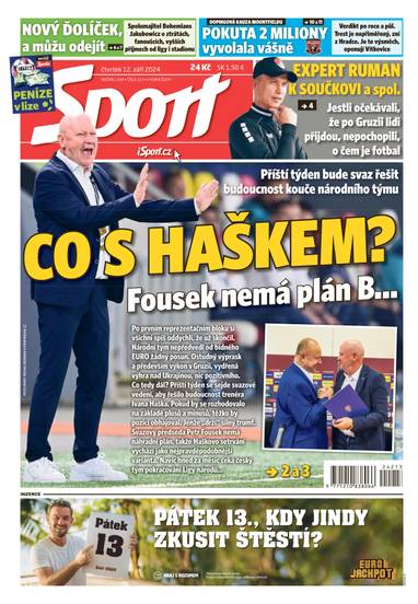 E-magazín Sport - 12.9.2024 - CZECH NEWS CENTER a. s.