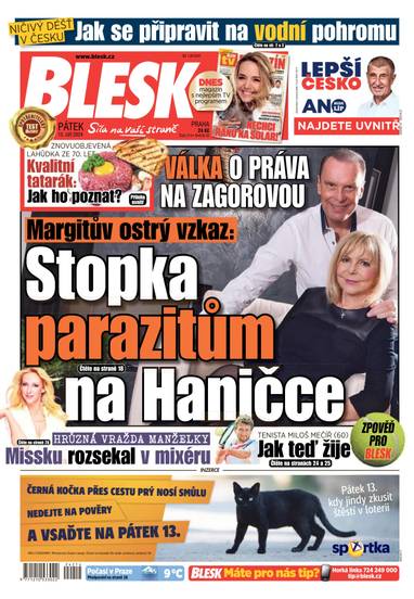 E-magazín BLESK - 13.9.2024 - CZECH NEWS CENTER a. s.