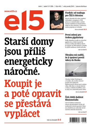 E-magazín e15 - 13.9.2024 - CZECH NEWS CENTER a. s.