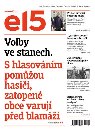 E-magazín e15 - 19.9.2024 - CZECH NEWS CENTER a. s.