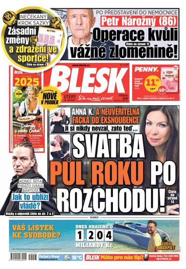 E-magazín BLESK - 24.9.2024 - CZECH NEWS CENTER a. s.