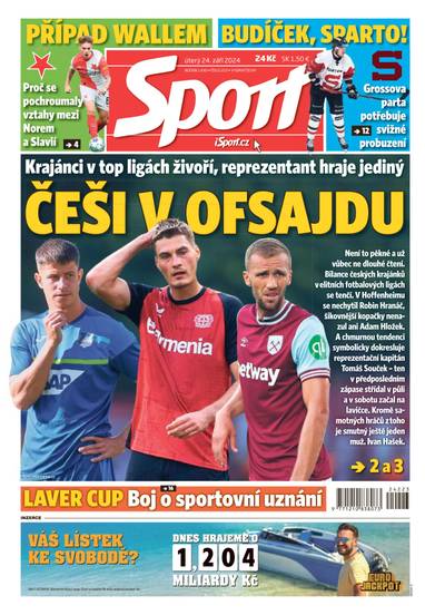 E-magazín Sport - 24.9.2024 - CZECH NEWS CENTER a. s.