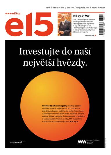 E-magazín e15 - 24.9.2024 - CZECH NEWS CENTER a. s.