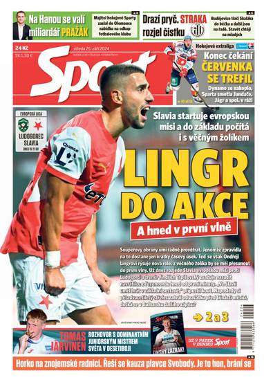 E-magazín Sport - 25.9.2024 - CZECH NEWS CENTER a. s.